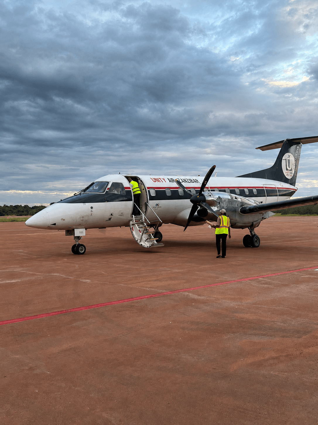 Unity Air Zanzibar aircraft ready for the Mikumi fly-in safari